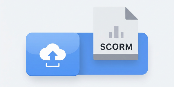 SCORM Upload Illustration